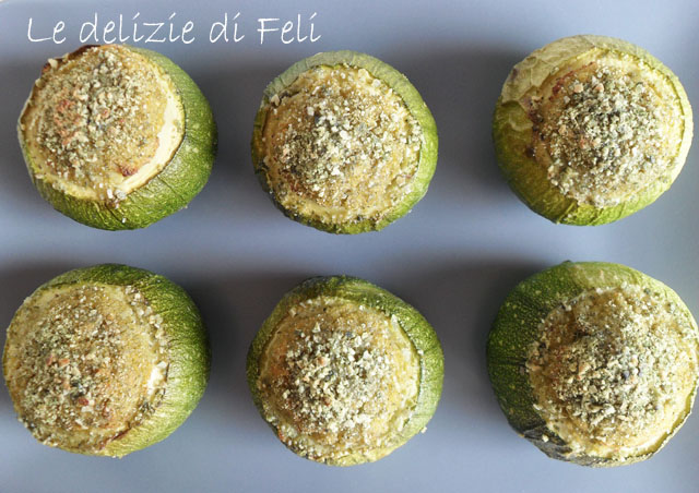 zucchine ripiene di mais