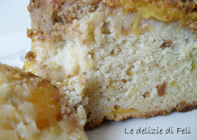 torta di pesche gluten free