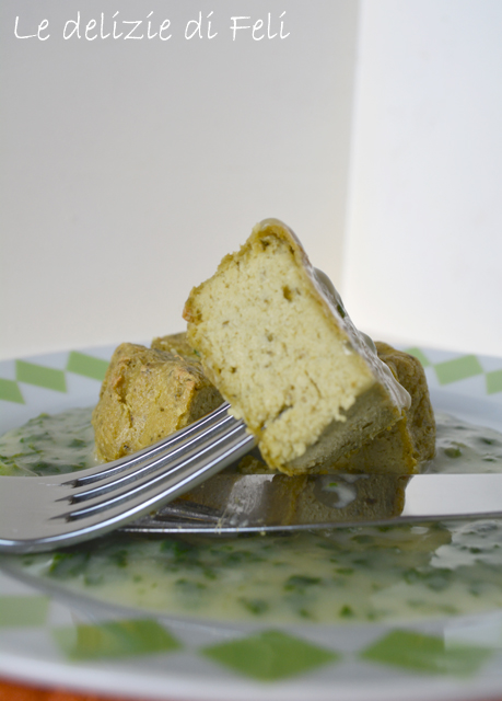 sformato di tofu e spinaci