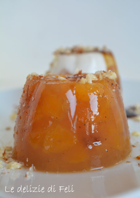 BUDINO DI MANDORLE E PESCHE
