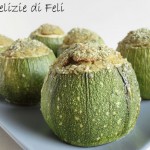 Zucchine ripiene di mais