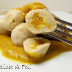 Gnocchi di tofu ripieni di zucca