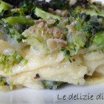 Lasagne senza glutine con crema di topinambur e broccoli