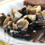 Fagioli Pavone con polenta di Sorgo