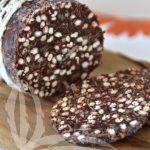 Salame al cioccolato vegan e senza glutine