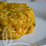 Risotto zucca e topinambur